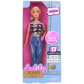 Panenka Anlili v kalhotách fashion obleček džínová móda