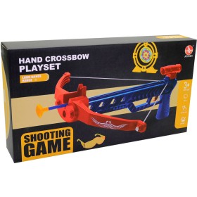 Kuše dětská set se 3 soft šípy na přísavku a terčem