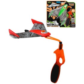 ZING Sky Gliderz prak hvízdací herní set s raketou na kartě plast