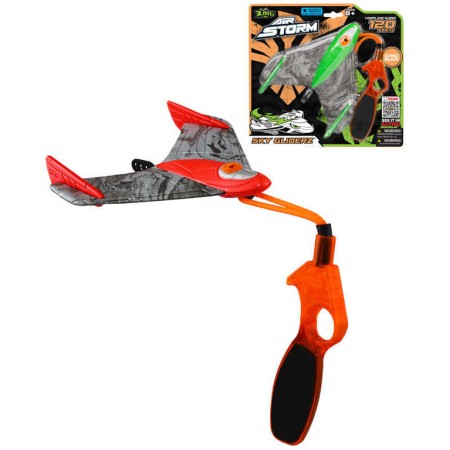 ZING Sky Gliderz prak hvízdací herní set s raketou na kartě plast