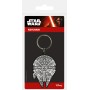 Klíčenka Star Wars Millenum Falcon 6cm přívěsek na klíče gumový