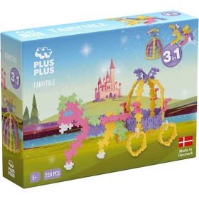 EP Line Plus-Plus Pohádky 3v1 stavebnice pastelová 220 dílků v krabici