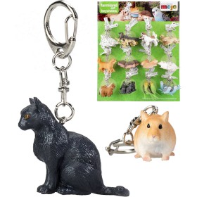 Přívěsek na klíče zvířátko 5-8cm klíčenka s kovovou karabinkou 12 druhů