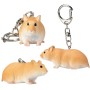 Přívěsek na klíče zvířátko 5-8cm klíčenka s kovovou karabinkou 12 druhů