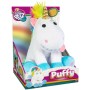 PLYŠ Baby jednorožec Puffy interaktivní směje se a prdí na baterie Zvuk