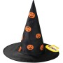 KARNEVAL Klobouk čarodějnický dýně černý *KARNEVALOVÝ DOPLNĚK*