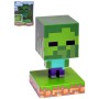 Stolní lampička Minecraft Zombie Icon Light 10cm na baterie LED Světlo