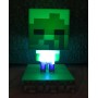 Stolní lampička Minecraft Zombie Icon Light 10cm na baterie LED Světlo