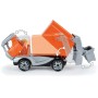 LENA Truckies popeláři 25cm set baby autíčko + panáček 01623 plast