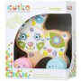CUBIKA DŘEVO Baby Králík tahací na kolečkách *DŘEVĚNÉ HRAČKY*