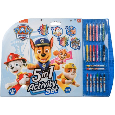 Kreativní set Tlapková Patrola (Paw Patrol) 5v1 omalovánky se samolepkami
