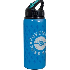 Láhev na pití hliníková sportovní Pokémon Pokébal 710ml modrá