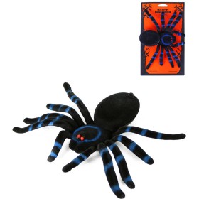 Zvířátko dekorace halloween pavouk velký na kartě plast
