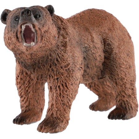 Medvěd hnědý 12cm zvířátko plastová figurka Zooted v sáčku