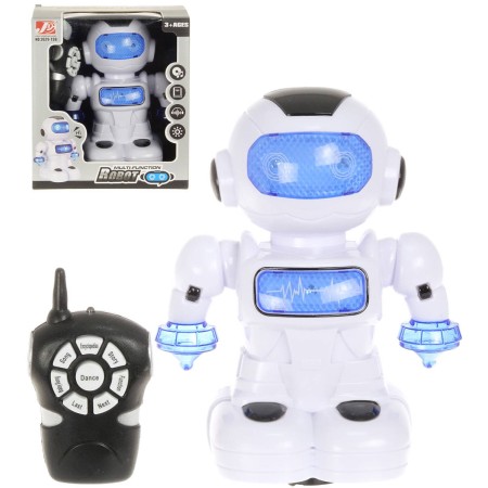 RC Robot 22cm chodí zpívá tančí na baterie Světlo Zvuk