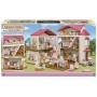 SYLVANIAN Velký patrový dům s červenou střechou na baterie Světlo