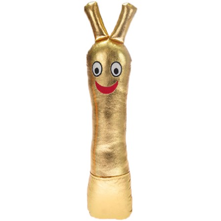 PLYŠ Bludišťák malý 30cm s kapsičkou zlatý maskot *PLYŠOVÉ HRAČKY*