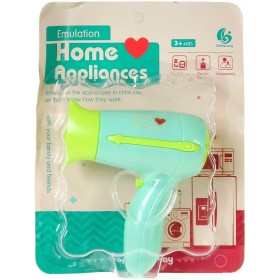 Fén dětský plastový na baterie na kartě