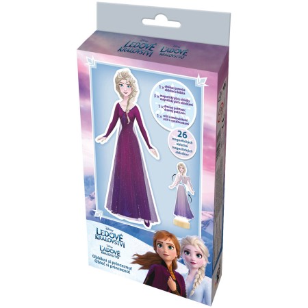 JIRI MODELS Magnetické oblékání + omalovánky Frozen (Ledové Království) Elsa