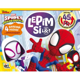 JIRI MODELS Lepím si znovu Spidey a jeho úžasní přátelé zábava se samolepkami
