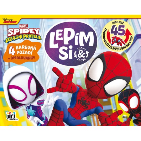 JIRI MODELS Lepím si znovu Spidey a jeho úžasní přátelé zábava se samolepkami