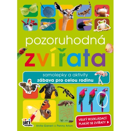 JIRI MODELS Svět zvířat Pozoruhodná zvířata s aktivitami a plakátem