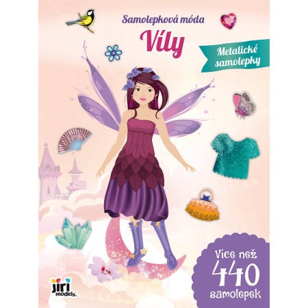 JIRI MODELS Samolepková móda Víly 440 samolepek