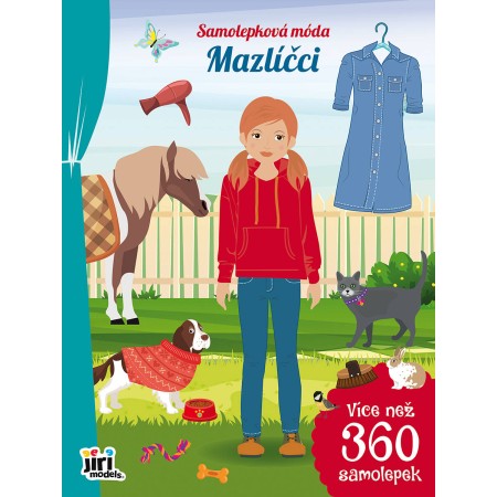JIRI MODELS Samolepková móda Mazlíčci 360 samolepek