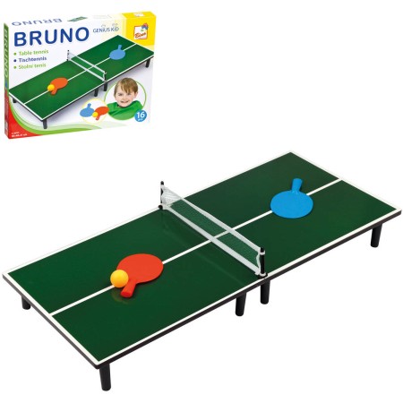 BINO DŘEVO Hra Stolní tenis malý ping-pong na stůl *SPOLEČENSKÉ HRY*