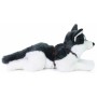 PLYŠ Pes husky s obojkem 60cm ležící Eco-Friendly *PLYŠOVÉ HRAČKY*