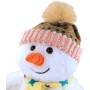 PLYŠ Sněhulák veselý 26cm s čepicí a šálou *PLYŠOVÉ HRAČKY*