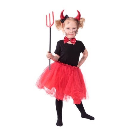 KARNEVAL Šaty: Dětský kostým TUTU set čertice