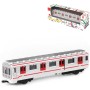 Metro MHD Praha kovové 16cm zpětný chod 1 vagon metra v krabici