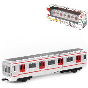 Metro MHD Praha kovové 16cm zpětný chod 1 vagon metra v krabici