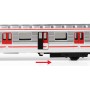 Metro MHD Praha kovové 16cm zpětný chod 1 vagon metra v krabici