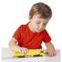 Auto kamion DHL Přeprava zásilek tahač kovový s návěsem volný chod