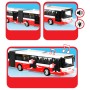 Autobus hlásí zastávky MHD Modrý zpětný chod na baterie Světlo Zvuk CZ