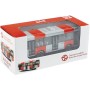 Autobus kovový červený PID Praha MHD volný chod