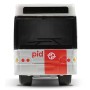 Autobus kovový červený PID Praha MHD volný chod