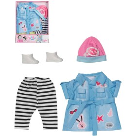 ZAPF Baby Born šatičky džínové deluxe obleček pro panenku mininko 43cm