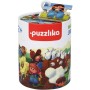 PUZZLIKA Baby dějové puzzle skládačka Výroba džínů velké dílky set 15ks