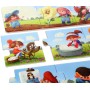 PUZZLIKA Baby dějové puzzle skládačka Výroba džínů velké dílky set 15ks