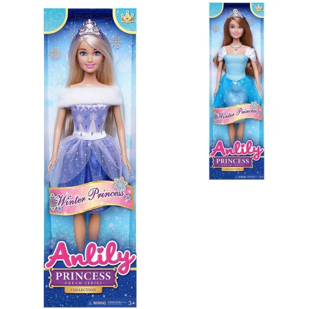 Panenka Anlily Winter Princess zimní princezna 29cm 2 druhy