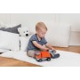 LENA Truckies popeláři 25cm set baby autíčko + panáček 01623 plast