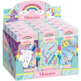 Kreativní holčičí sada jednorožec Razítka / Náramek / Náhrdelník 3 druhy