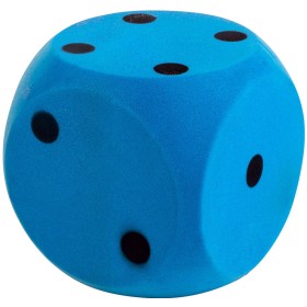 ANDRONI Kostka hrací soft měkká 10cm modrá molitanová