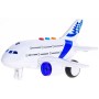 Letadlo 17cm plastové na setrvačník na baterie Světlo Zvuk 2 barvy