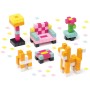 CUBIKA DŘEVO Pixel Stavebnice 3D Pokojík s kočičkou 200 dílků 1x1cm