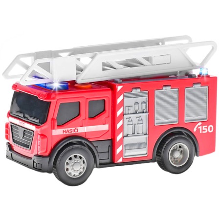 Auto hasiči požární vůz CZ design volný chod na baterie Světlo Zvuk
