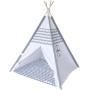 Stan dětský indiánské Teepee 120x120x150cm šedý s oknem